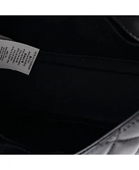 Pre-Owned Versace Medium Medusa Padlock Icon Flap Bag Quilted Leather