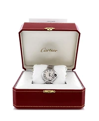 Pre-Owned Cartier Ballon Bleu de Cartier Automatic Watch in Stainless Steel 33mm