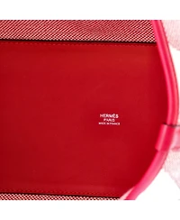 Pre-Owned HERMES 40 Cabas H en Biais Tote Canvas with Leather