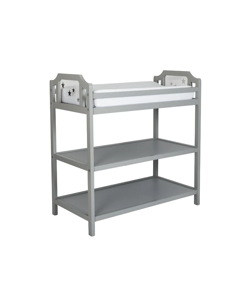 Flynama Modern Multi Purpose Changing Table Light Removable Tray Convertible Bookshelf