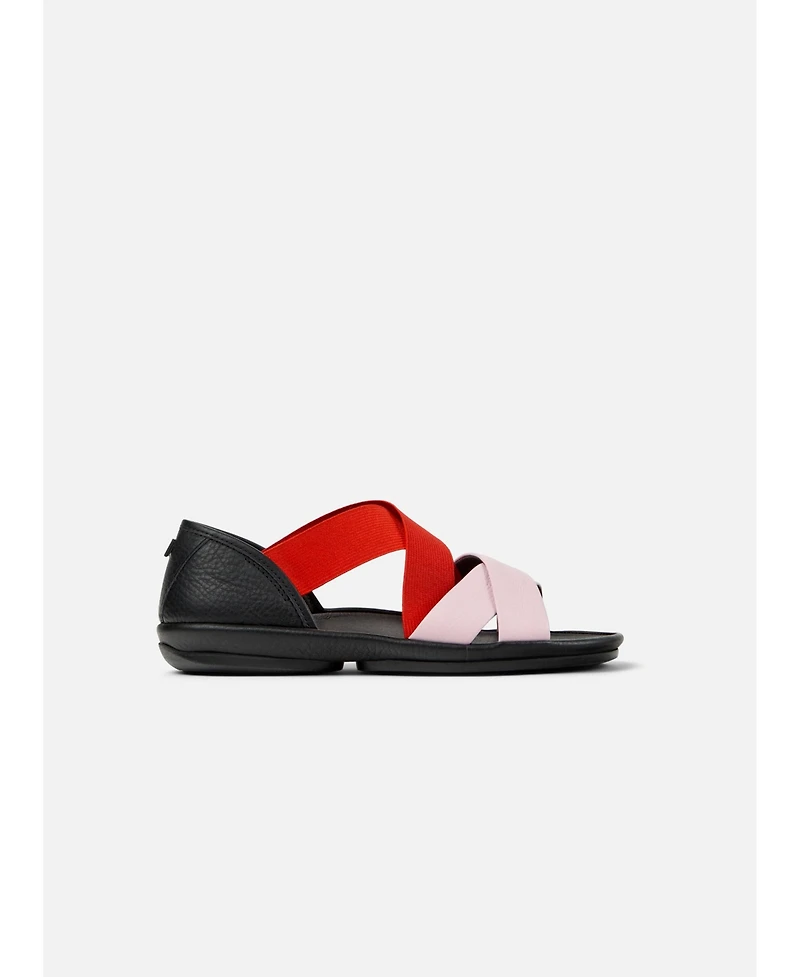 Camper Women's Right Isla Twins Leather X-Strap Sandal