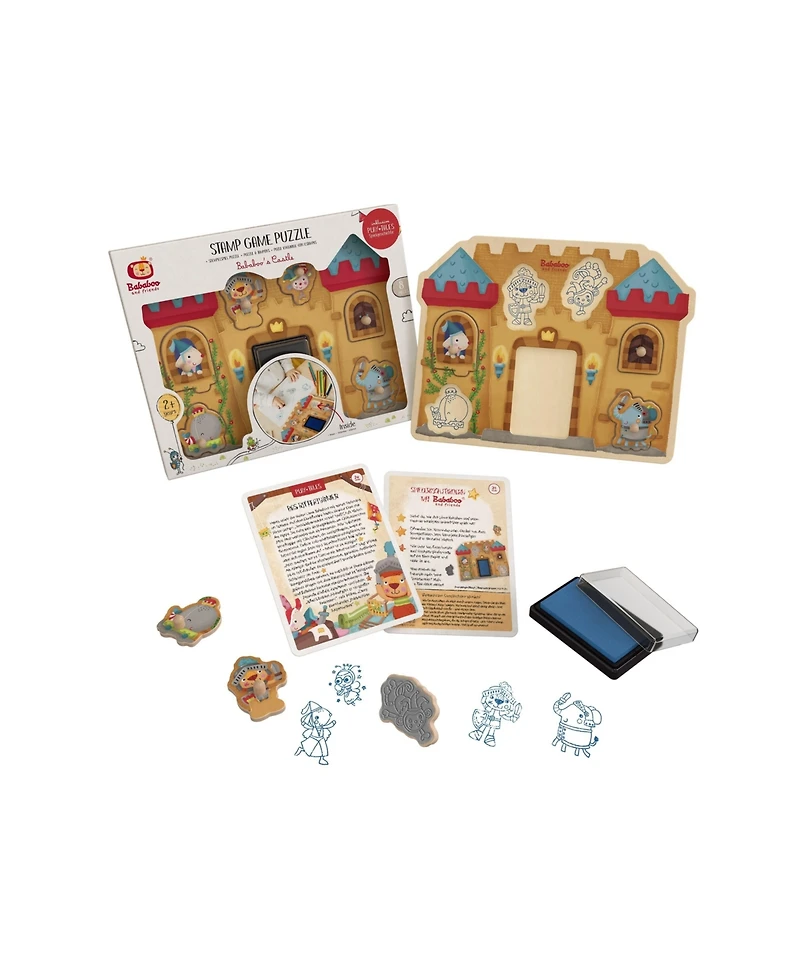 Bababoo and friends Lion Castle Stamp Game Puzzle