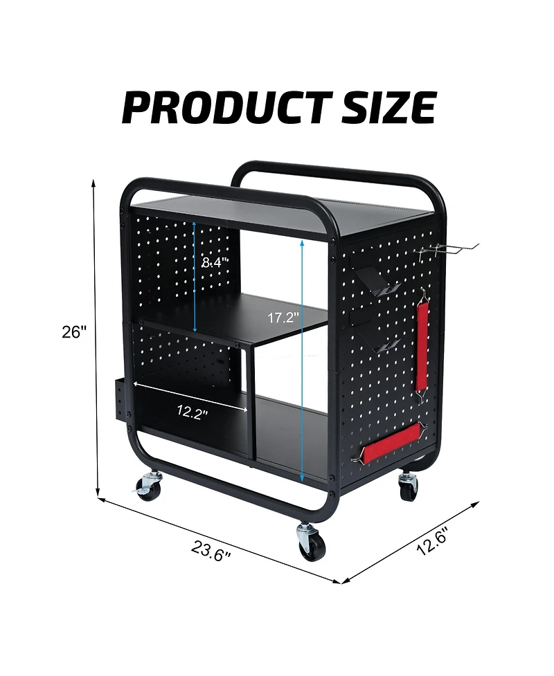 Mythinglogic Gaming Station Organizer, Metal Game Controller Holder, Video Game Console Storage Rack, Game Organizer Storage