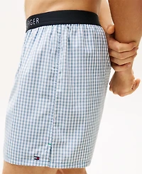 Tommy Hilfiger Men's Front Button Woven Boxers