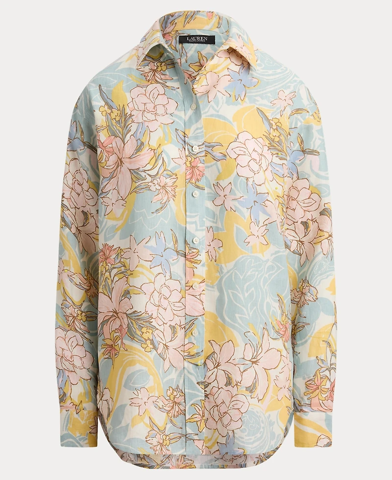 Lauren Ralph Women's Floral Long-Sleeve Shirt