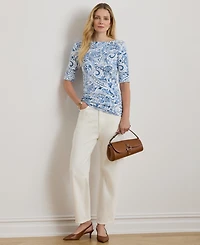 Lauren Ralph Women's Boat Neck T-Shirt