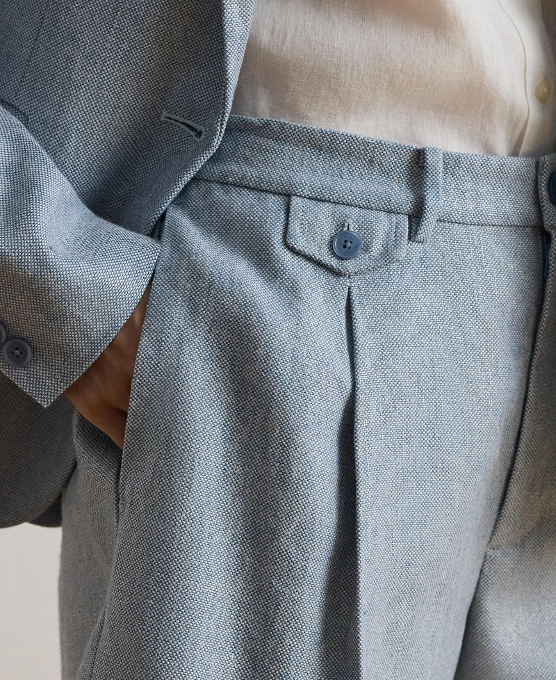 Lauren Ralph Women's Wide-Leg Pleated Shorts