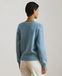 Lauren Ralph Women's Cotton Dog Sweater