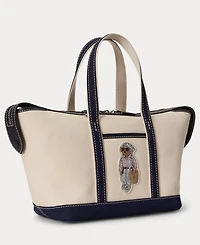 Polo Ralph Lauren Holiday Bear Canvas Mini Shopper Tote