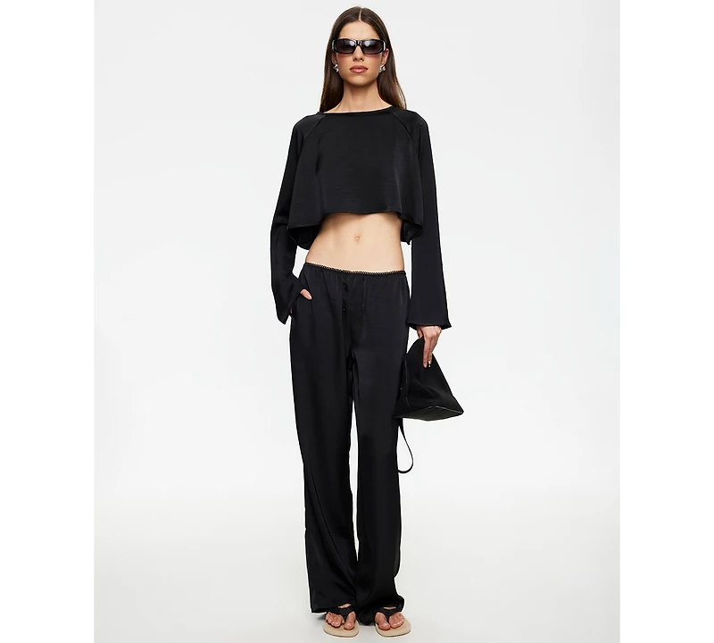 Lioness Women's Straight-Leg Pull-On Pants