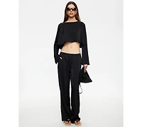 Lioness Women's Straight-Leg Pull-On Pants