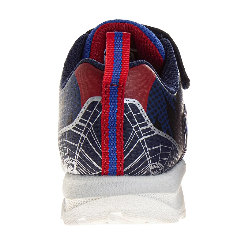 Spider-Man Big Boys Marvel Light Up Sneakers Flashing Lights Superhero Design Action Ready Easy On/Off