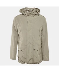 Pre-Owned Brunello Cucinelli Men's Synthetic Hooded Jacket