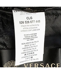 Pre-Owned Versace Men's Graphic Print Zip-Up Bomber Jacket