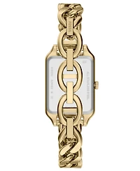 Fossil Women's Raquel Three-Hand Gold-Tone Stainless Steel Watch, 23mm