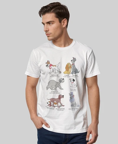 Fifth Sun Men's Dog Breeds Short Sleeve Crew T-shirt