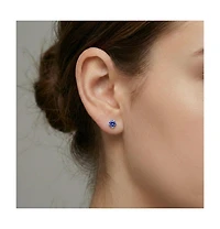 GigiGirl Sterling Silver Solitaire Stud Earrings