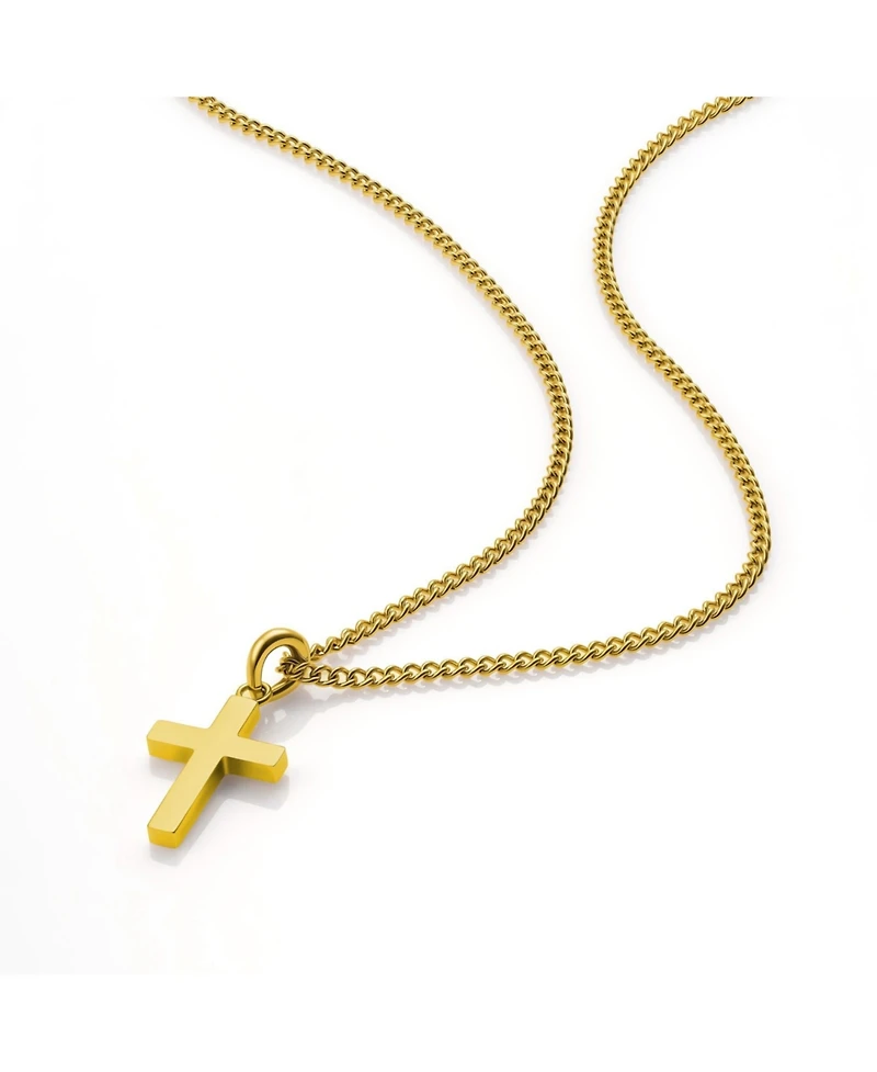 Vincero Women's Petite Cross - Gold Pendant