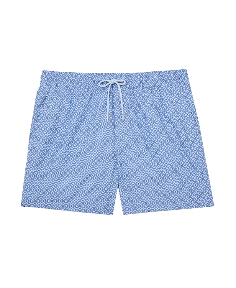 Reiss Men's Geometric-Print Swim Shorts