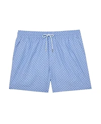 Reiss Men's Geometric-Print Swim Shorts