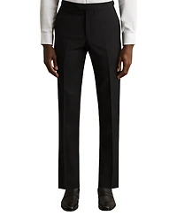 Reiss Men's Wool-Blend Tailored-Fit Suit Pants