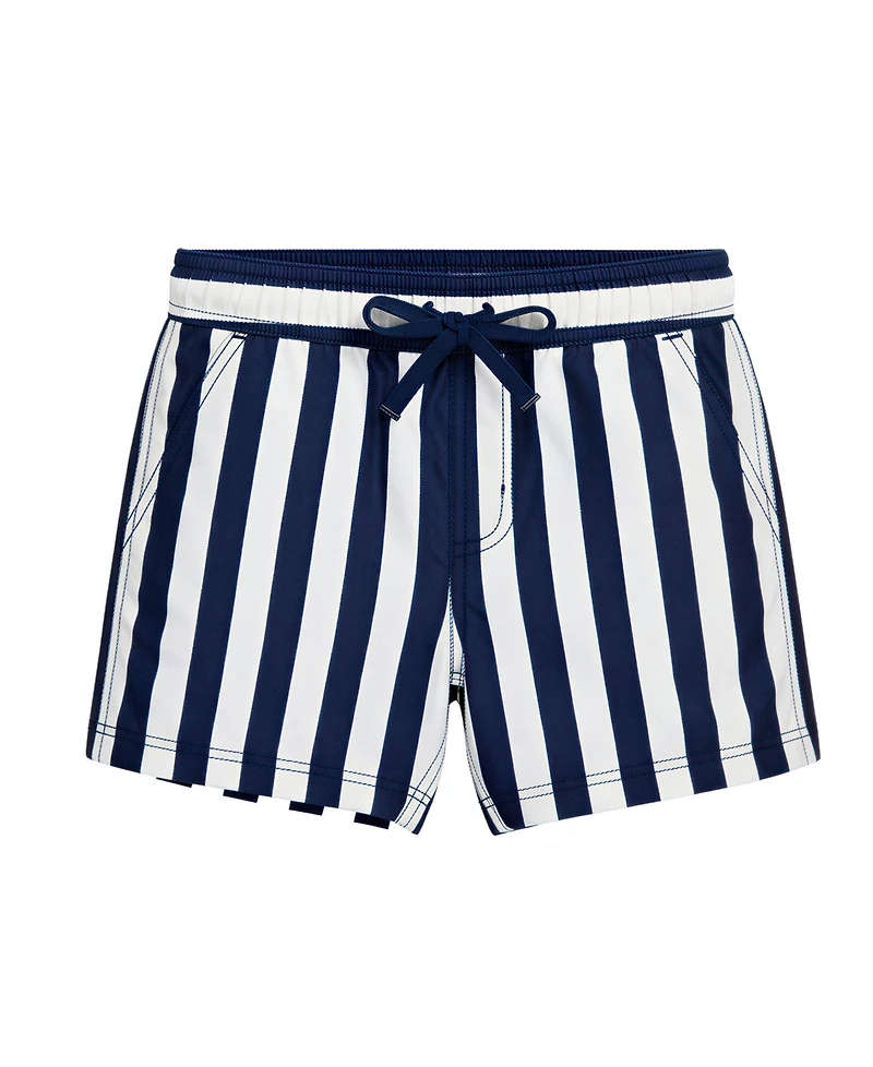 Sperry Baby Boys' Long-Sleeve Rashguard, Swim Trunks and Sun Hat, 3-Piece Set