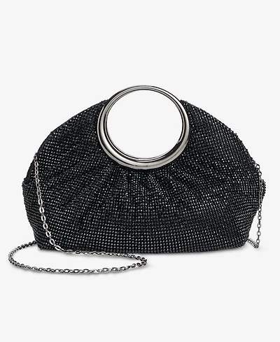 I.n.c International Concepts Ring Handle Diamond Mesh Clutch, Macy's Exclusive