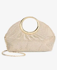 I.n.c International Concepts Ring Handle Diamond Mesh Clutch, Macy's Exclusive