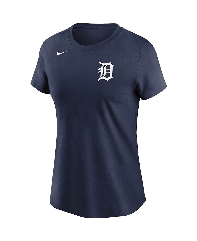 Nike Women's Miguel Cabrera Navy Detroit Tigers Name Number T-Shirt