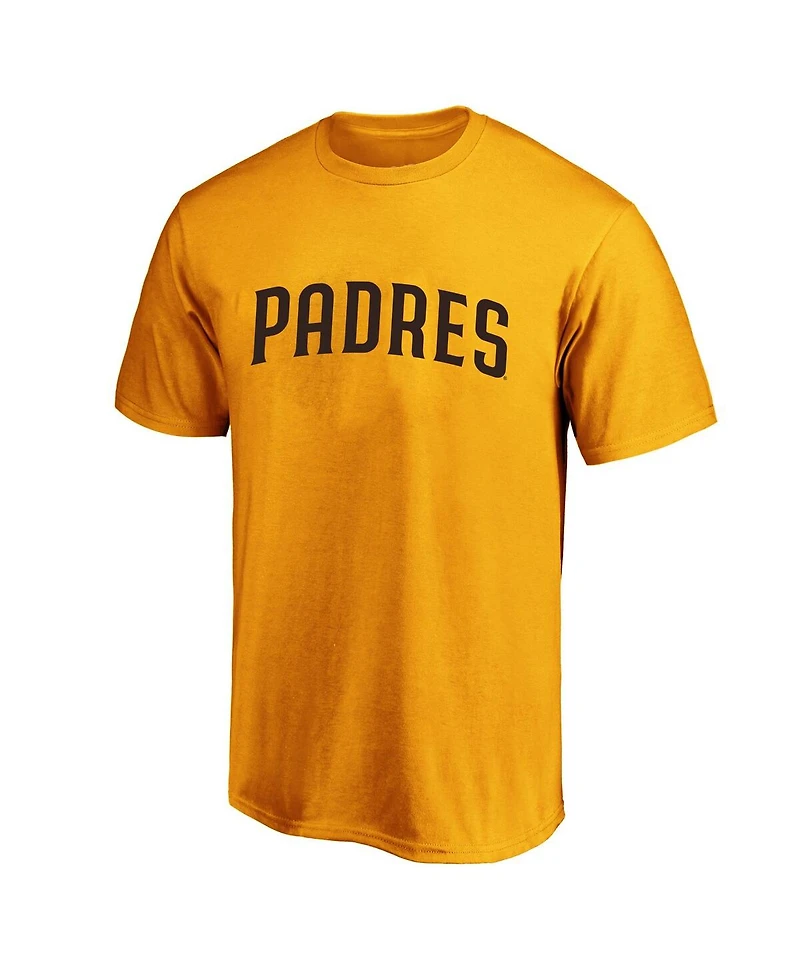 Fanatics Men's Fernando Tatis Jr. Gold San Diego Padres Big Tall Name Number T-Shirt
