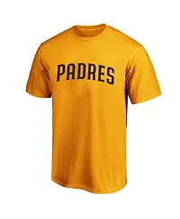 Fanatics Men's Fernando Tatis Jr. Gold San Diego Padres Big Tall Name Number T-Shirt
