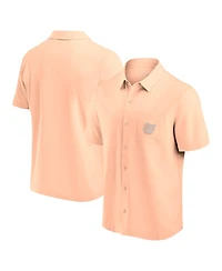 Fanatics Men's Light Pink Baltimore Orioles Front Office Button-Up Shirt