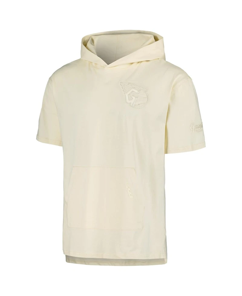 Pro Standard Men's Cream Cleveland Guardians Neutral Hoodie T-Shirt