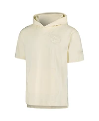 Pro Standard Men's Cream Cleveland Guardians Neutral Hoodie T-Shirt