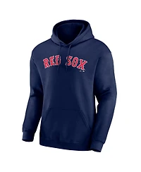 Logo Athletic Men's Navy Boston Red Sox Wordmark Hoodie