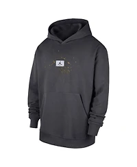 Jordan Men's Anthracite Los Angeles Lakers Statement Jumpman Flight Premiere Hoodie