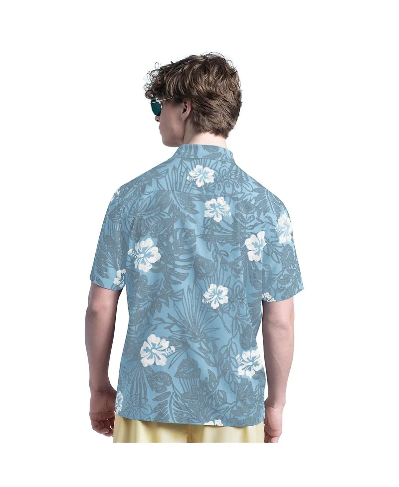 Margaritaville Men's Blue Philadelphia Phillies Palm Shade Party Button-Up Shirt