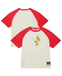 Mitchell & Ness Women's Cream Pittsburgh Pirates Boyfriend Raglan T-Shirt