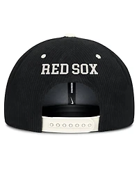 Nike Men's Black Boston Red Sox Pro Corduroy Structured Snapback Hat