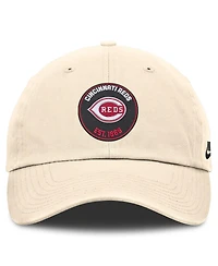 Nike Men's Natural Cincinnati Reds Cooperstown Collection Club Adjustable Hat