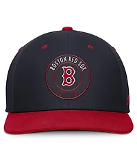 Nike Men's Navy/Red Boston Red Sox Cooperstown Collection Pro Dri-fit Snapback Hat