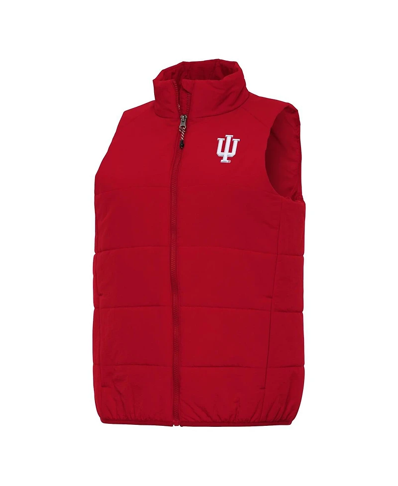 Antigua Women's Crimson Indiana Hoosiers Experience Full-Zip Vest