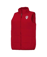 Antigua Women's Crimson Indiana Hoosiers Experience Full-Zip Vest