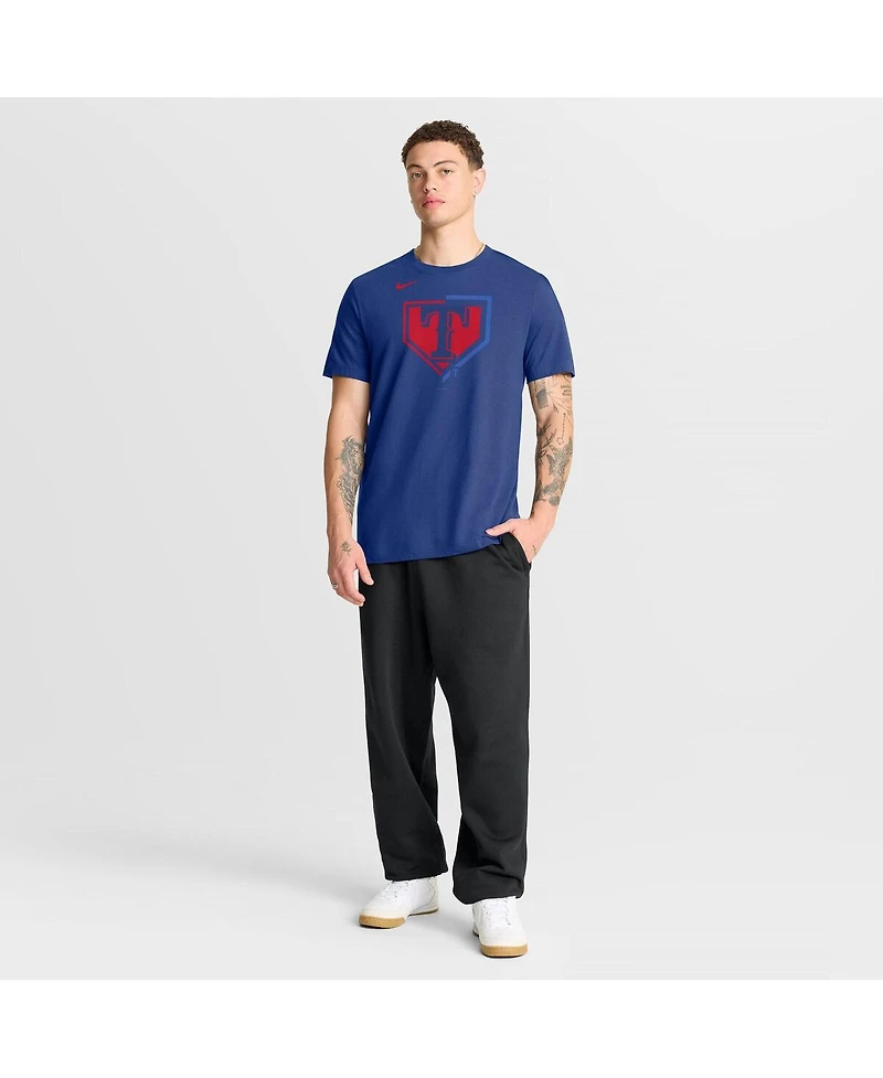 Nike Men's Royal Texas Rangers Icon T-Shirt