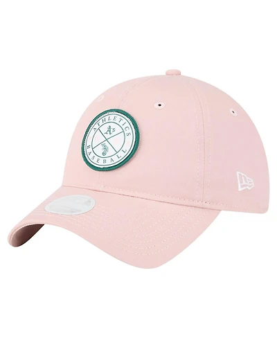 New Era Women's Pink Athletics Bloom 9TWENTY Adjustable Hat