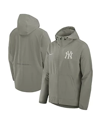Nike Men's Gray New York Yankees Unlimited Packable Full-Zip Hooded Jacket