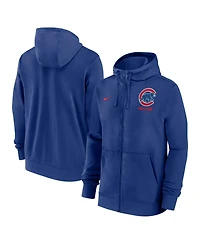 Nike Men's Royal Chicago Cubs Primetime Lockup Full-Zip Hoodie