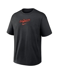 Nike Men's Black San Francisco Giants City Name Max 90 T-Shirt