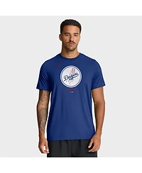 Nike Men's Royal Los Angeles Dodgers Tri-Blend Logo T-Shirt