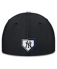 Nike Men's Navy New York Yankees Primetime Rise Dri-fit Flex Hat